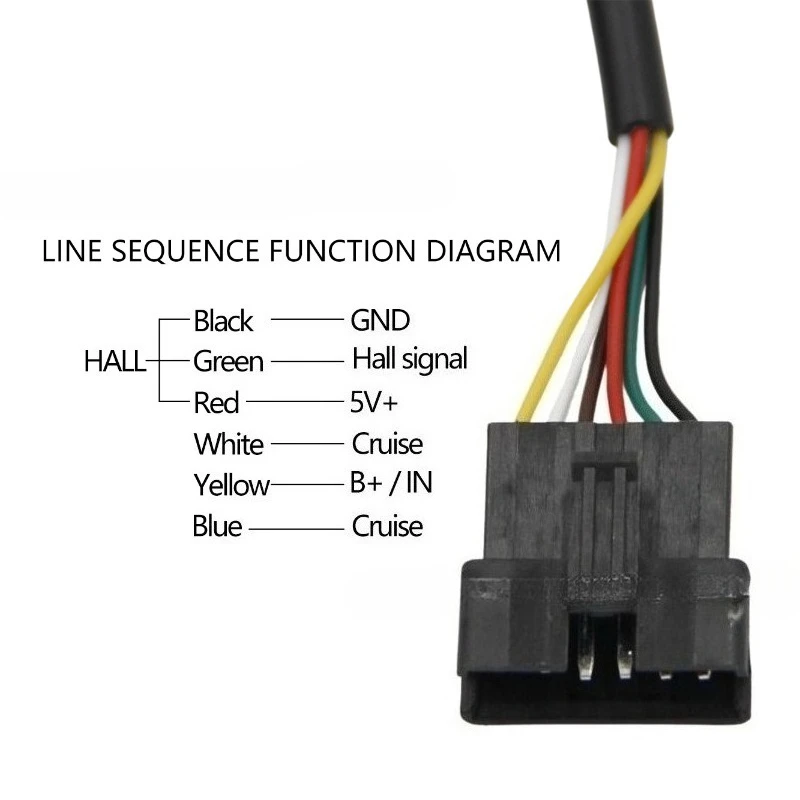 Cruise Control & LCD Display Throttle for DY16/Jetson Haze Scooter, 48V 6-Pin Accelerator Grip, Handlebar Replacement Part