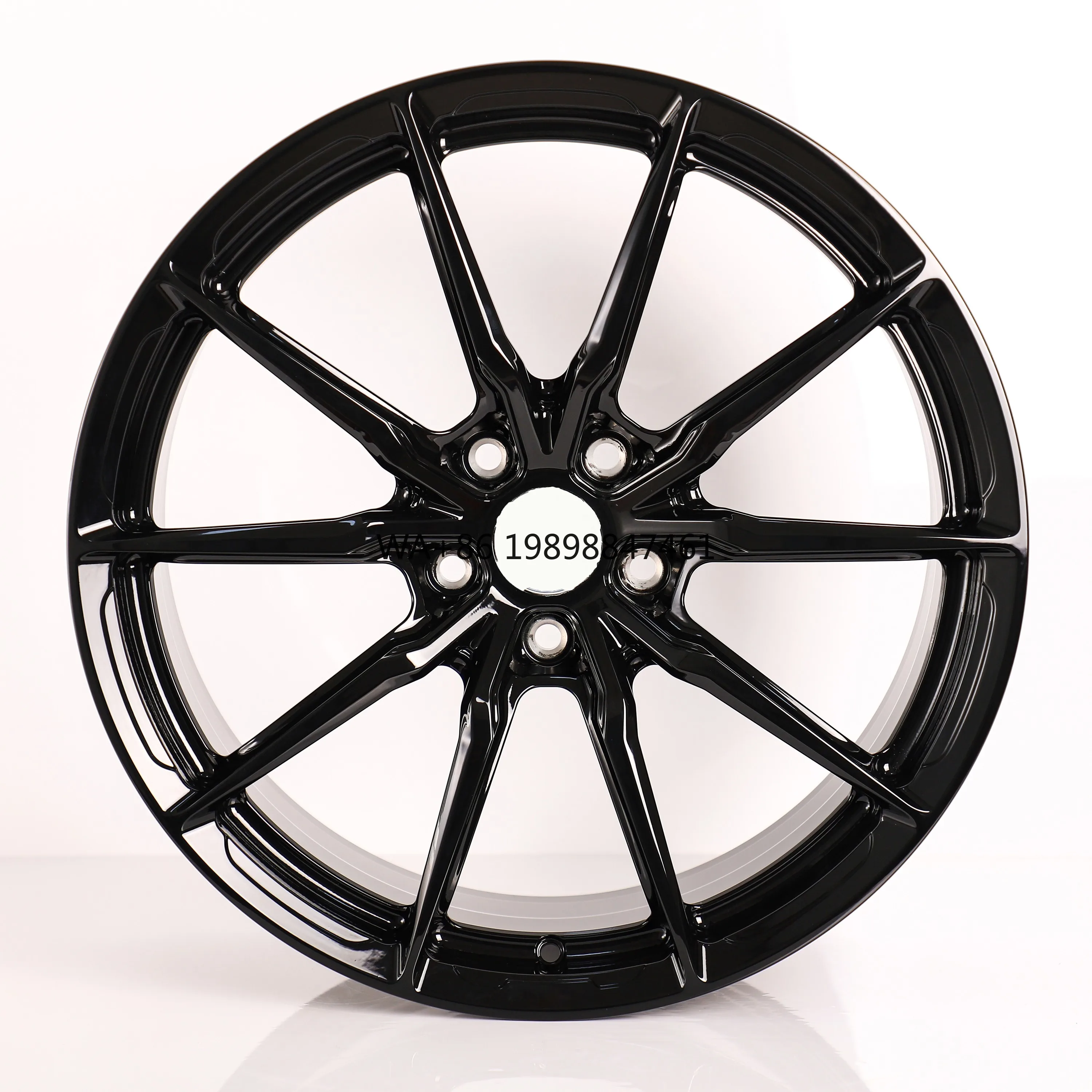 

HTOR Black Finish Forged Car Rims Multi Spoke New Design 18/19/20 Concave Wheels 20mm-40mm ET 100mm PCD Perfect Fit