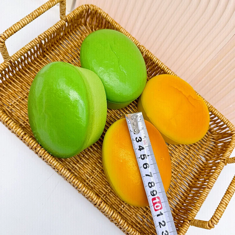 Cheese Cake Squishy Toy Slow Rising Long Cheese Bread Slow Rebound Squeeze Toy Stress Release Hand Relax Squishy Decompression