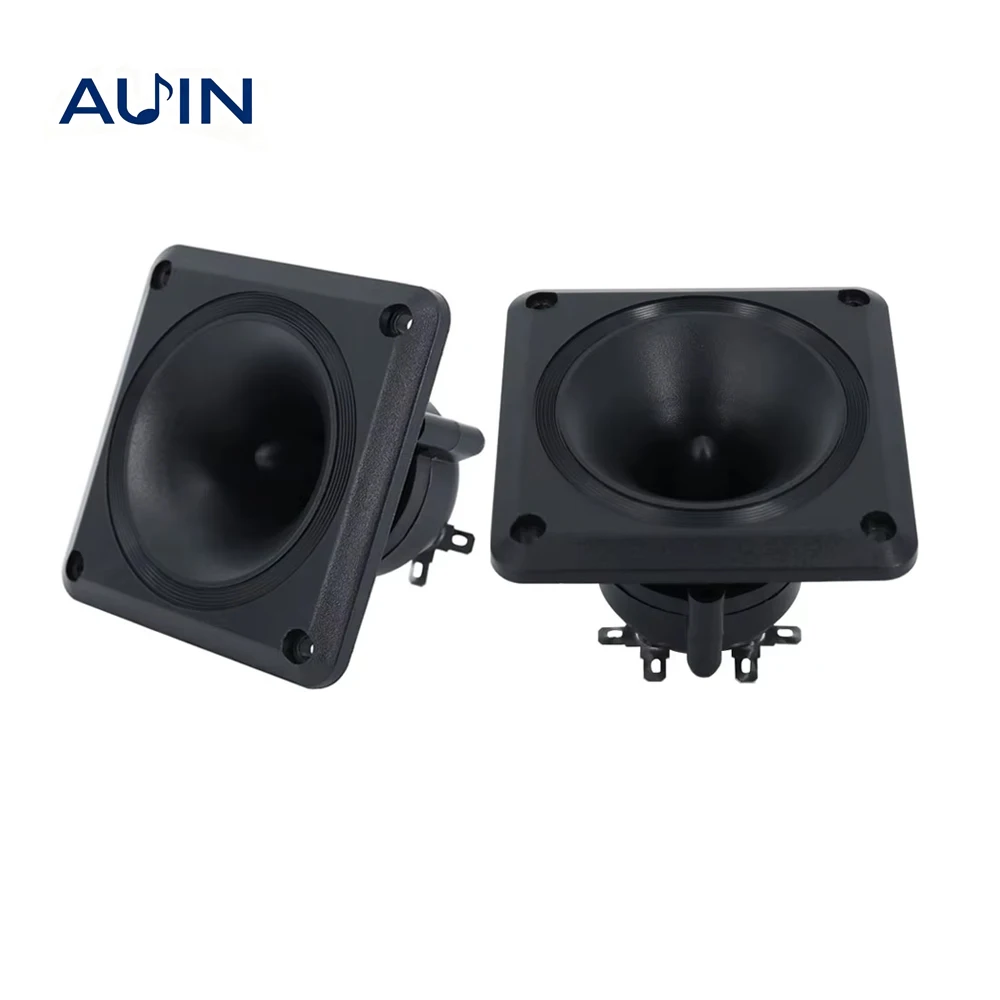 AUIN 2Pcs/lot 88MM X 88 MM Piezoelectric Tweeters 75-150W Tweeter Loudspeaker Ceramic Buzzer Treble Audio Speaker Disperser