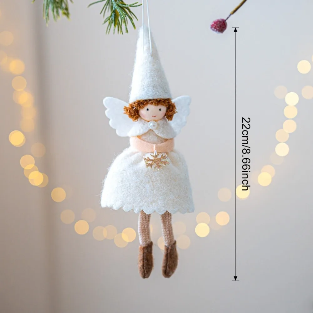 

Cloth Christmas Angel Angel Girl Drop Ornaments Christmas Girl Pendant Hanging Pendant Toy Pendant Tree Decorations