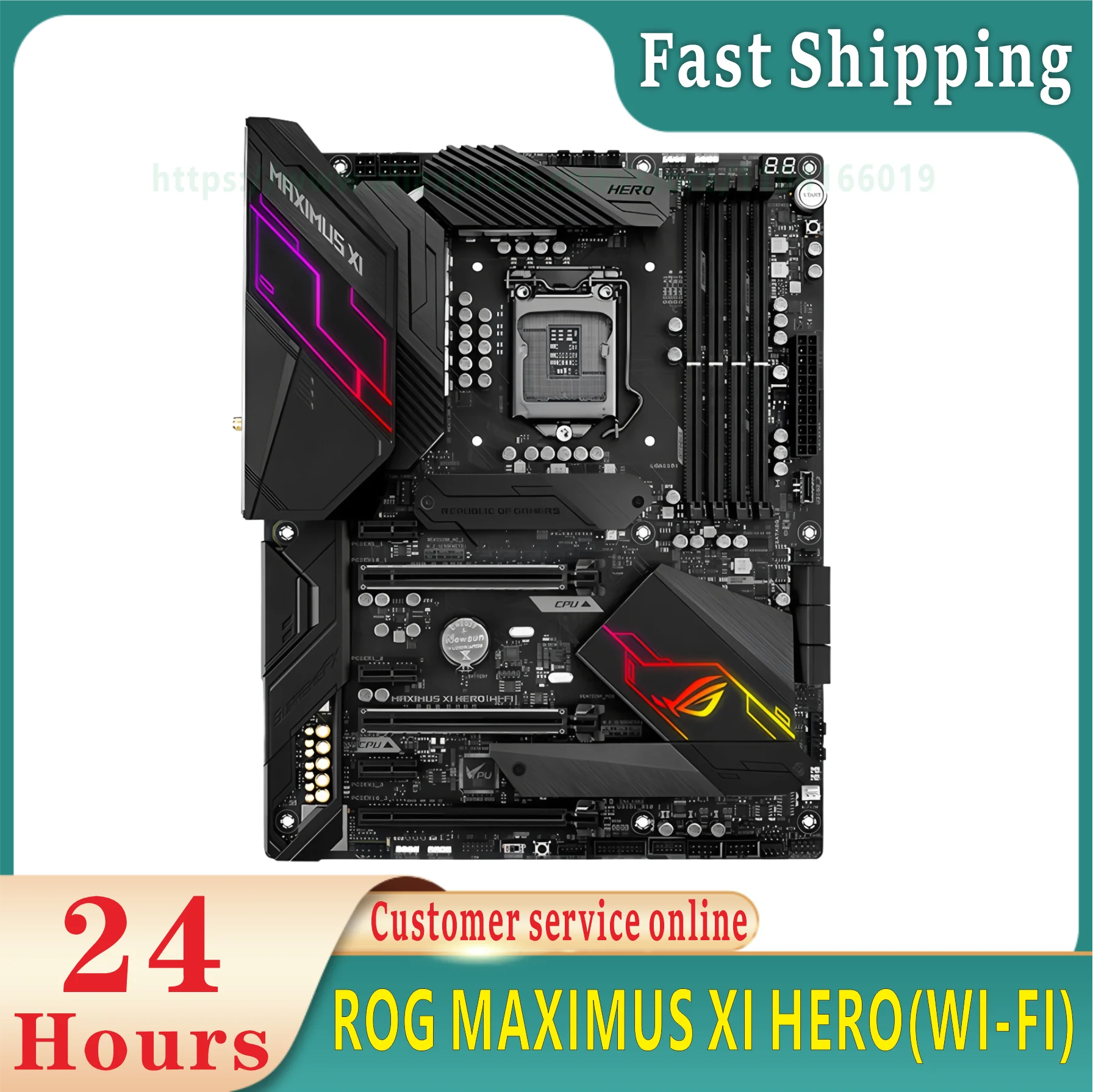 العلامة التجارية الجديدة الأصلية ROG MAXIMUS XI HERO (WI-FI) اللوحة الأم لسطح المكتب LGA1151 Z390 4xDDR4 M.2 ATX
