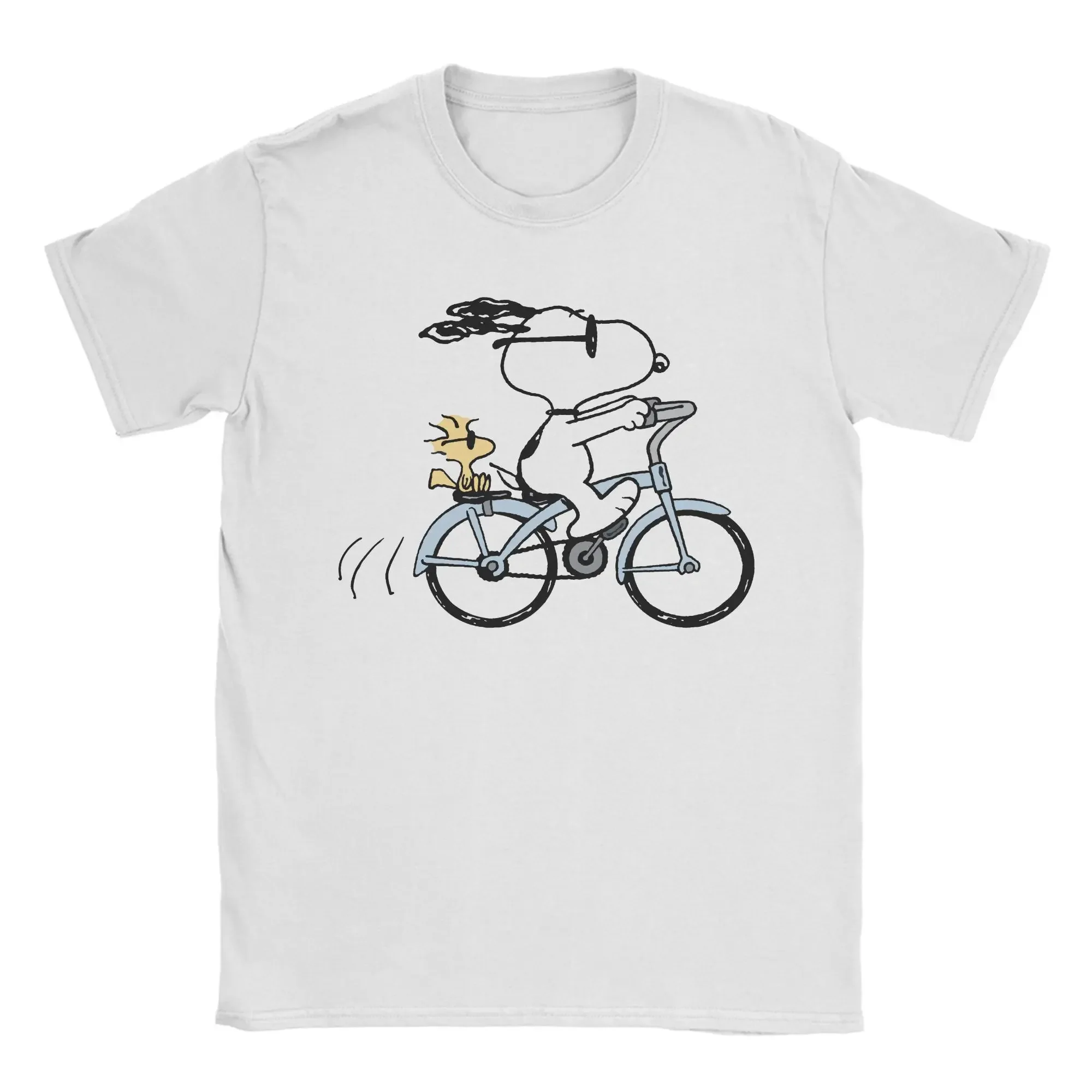 Unisex Kids Snoopy Novelty Cotton T-Shirt Short Sleeve Cartoon O-Neck Top for Men And Women