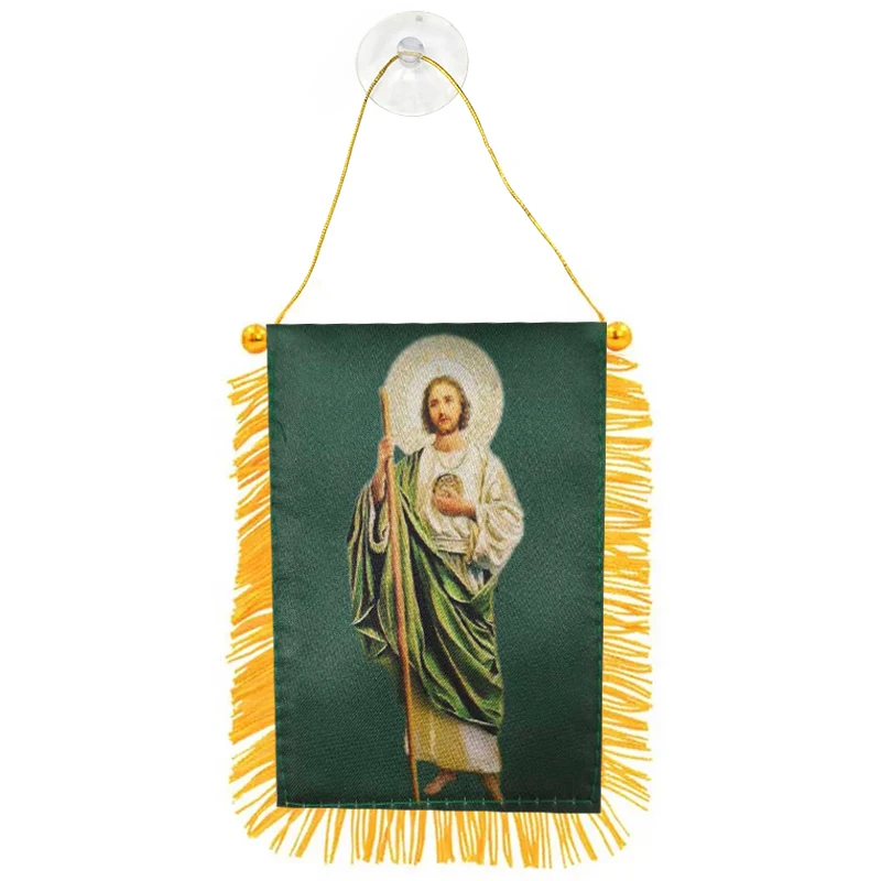 Fast Delivery Double Side Printing Bunting Pennant National Saint Jude Hanging Flags