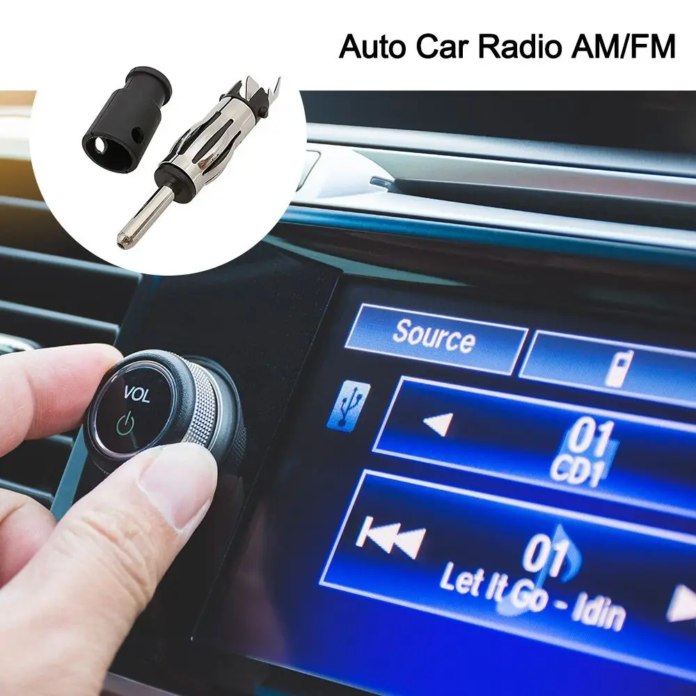 Auto Car Radio AM/FM Car Male Aerial Antenna Plug Plastic Handle Connector Car CD Radio Socket Car Antenna Plug Adapter