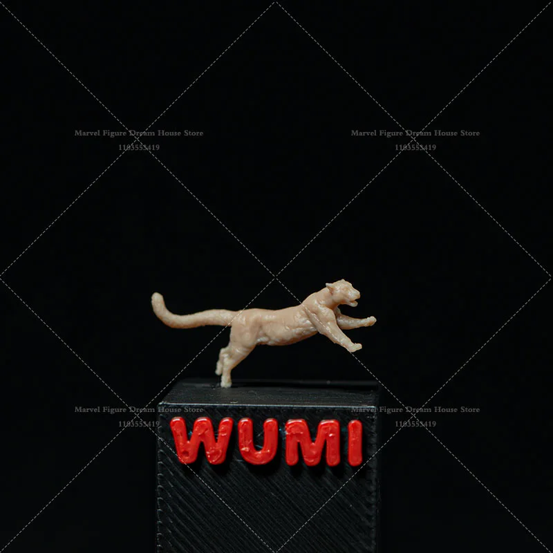 1/64 1/43 1/35 Bilancia Scena In Miniatura Bambola Sottespecie Di Animali Felini Neofelis Nebulosa Brachyurus Non Panited Mini Figura Bianca