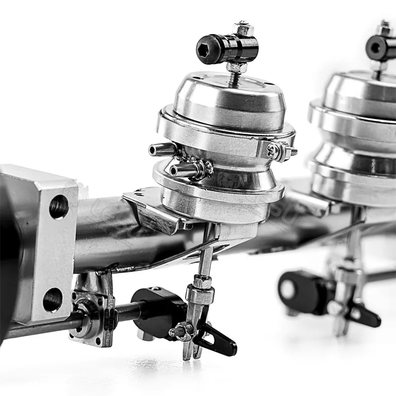 

Radium speed model 1/14 model drum brake unpowered dual wheel axle (braking state) Q-9072-A LESU