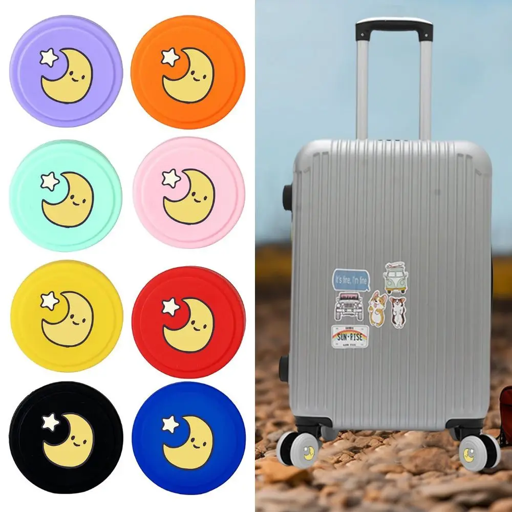 8Pcs Silicone Luggage Wheels Protector Cover Reduce Noise Anti-slip Suitcases Wheel Protection Rings Shock Absorption