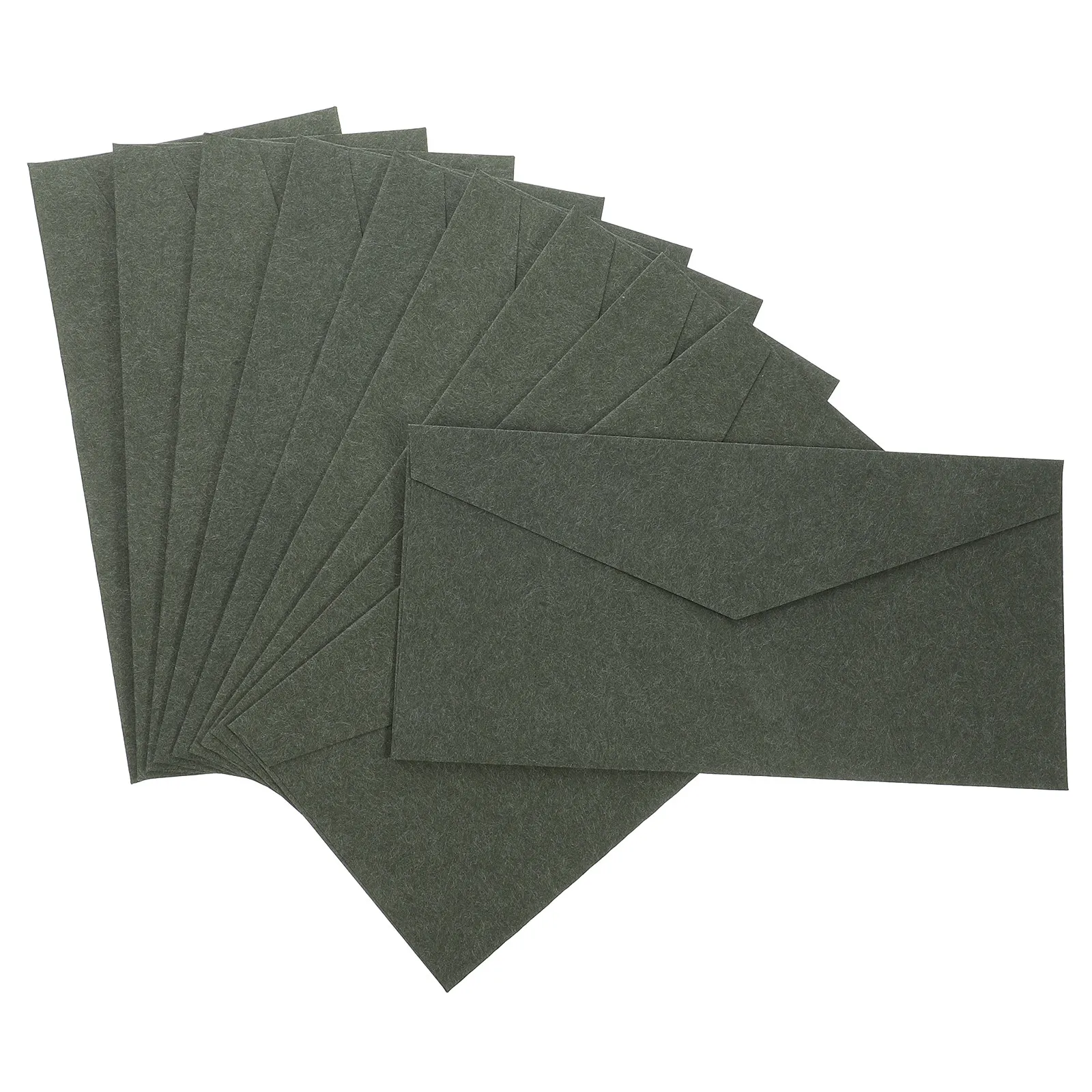 

10Pcs Elegant Blank Invitation Envelopes for Wedding Bridal Shower Engagement Birthday Holiday Party Tea Festival Decorative