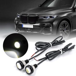 2pc 3W 23mm Led Eagle Eyes DRL Daytime Running Lights For All Car Model Backup Reversing Parking Turn Signal Automobiles Lamps