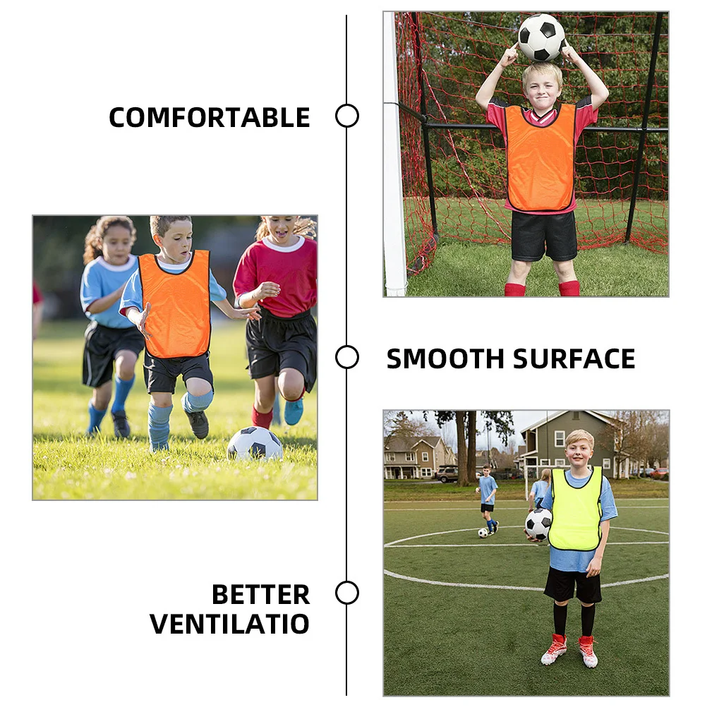 

8Pcs Training Vests Breathable Soccer Basketball Pinnies Sports Jerseys Quick Drying Washable Comfortable Sports