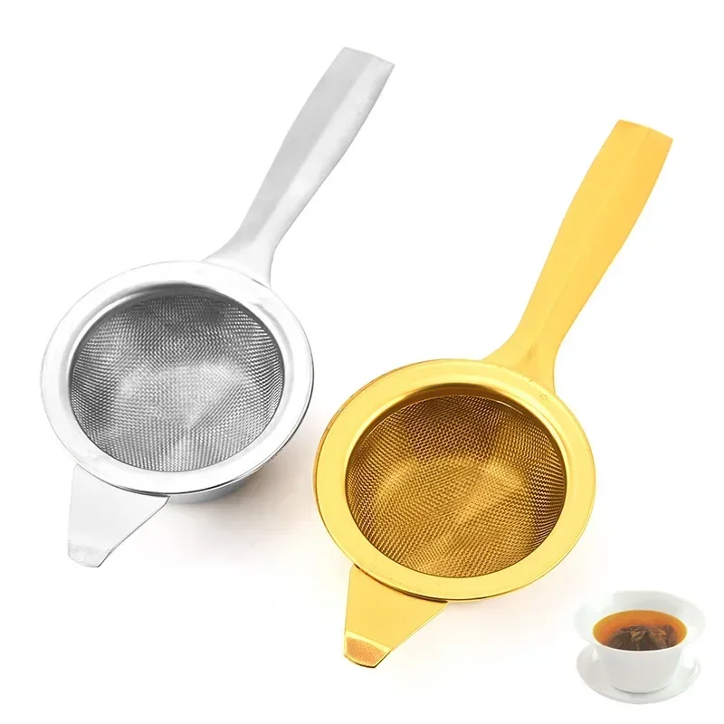 

1Set Stainless Steel Mesh Tea Infuser Metal Cup Strainer Strainer Loose Leaf Filter with Handle Kitchen Tool Teapot Infuser