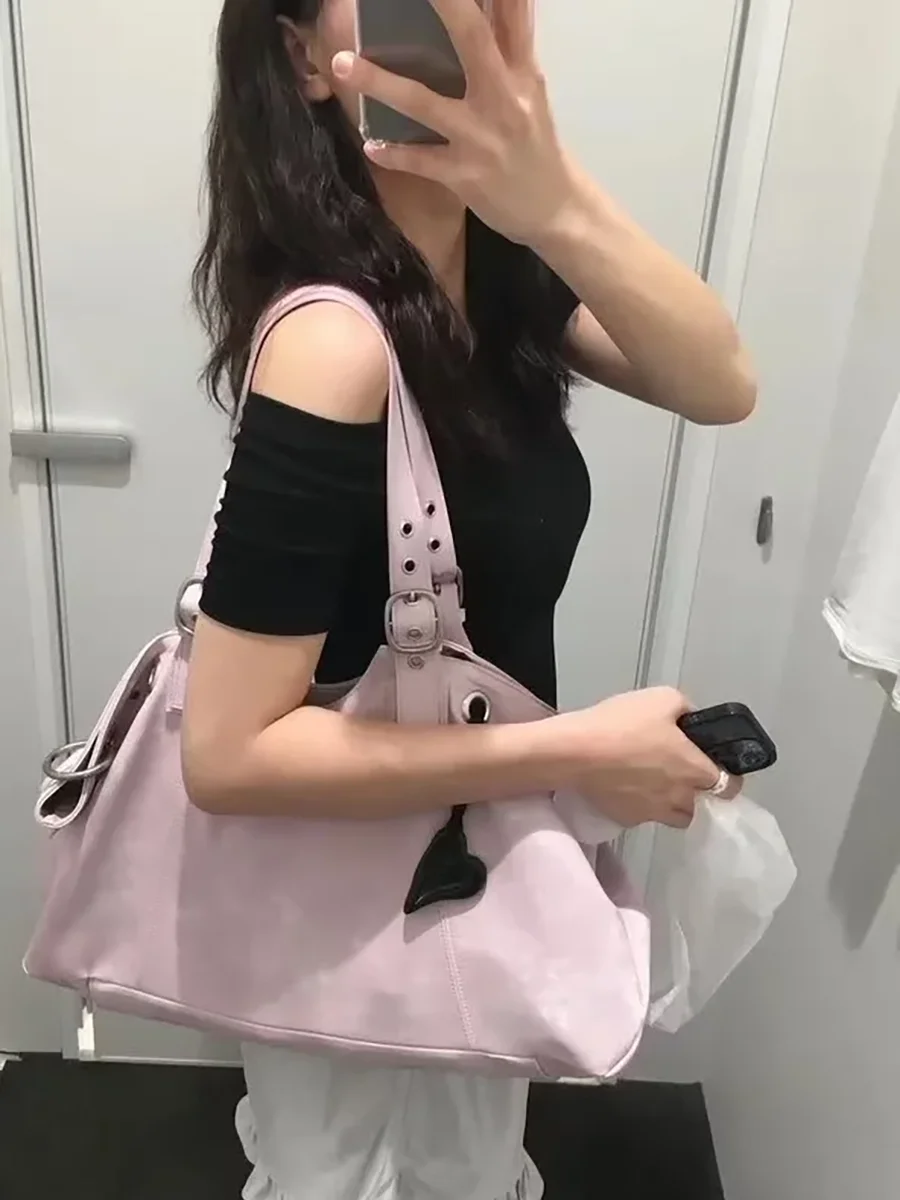 Women's High Capacity PU Leather Armpit Shoulder Bag Winter New Retro Tote Bag Luxury Brand Designer Handbags 2026 - view 4