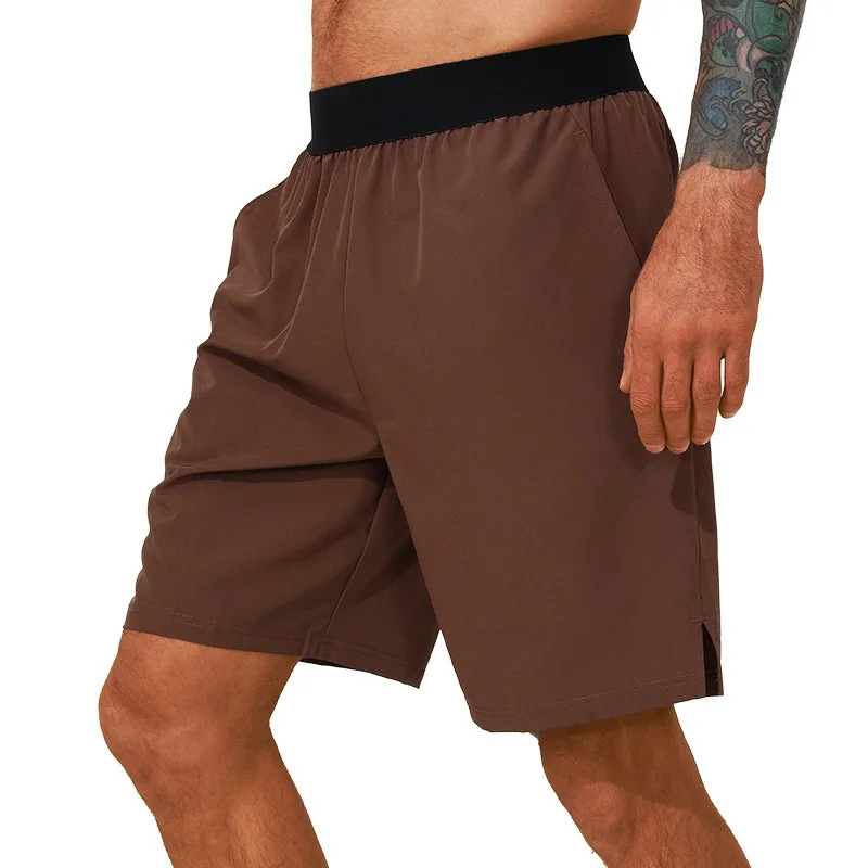 Pantalones cortos informales para hombre, Shorts deportivos transpirables de cintura alta, ligeros y de secado rápido para correr y Fitness, novedad de 2024