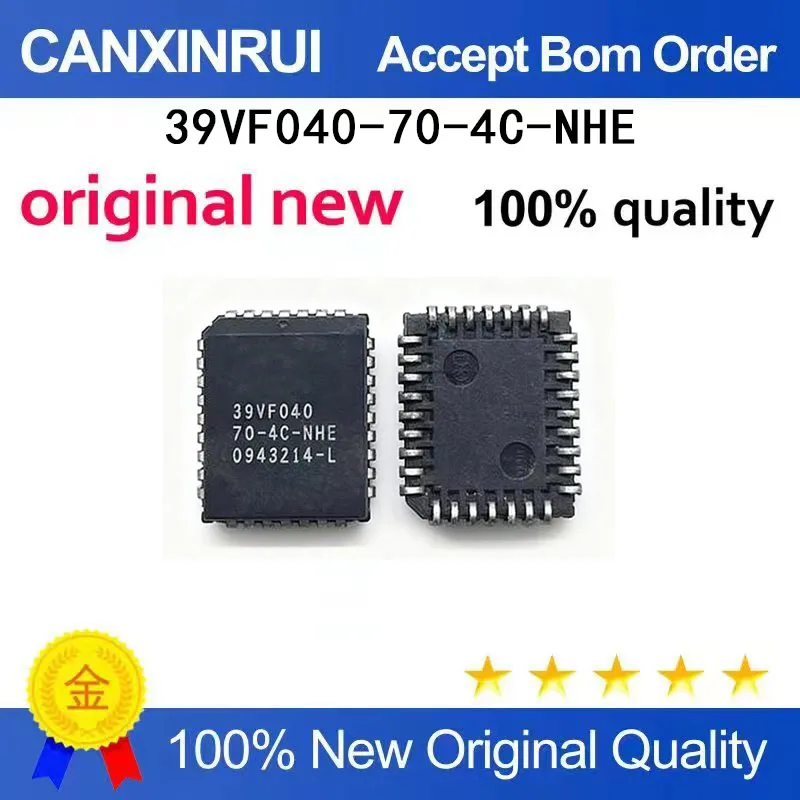 (5-100 Pieces) 39VF040-70-4C-NHE Memory 39VF040 PLCC-32 Spot Chip IC