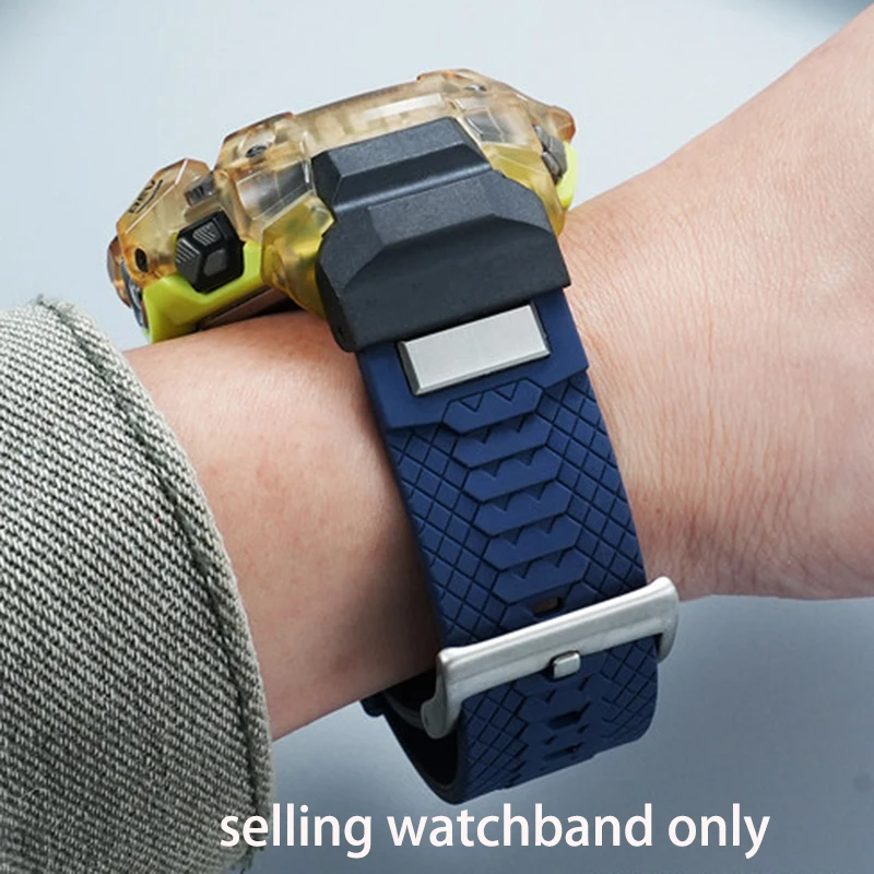 For Casio Solar Cat Man Series GBD-H1000 Sports Waterproof Fluororubber Watchband Male DIY Fluororubber Watch Strap Accessories view 4