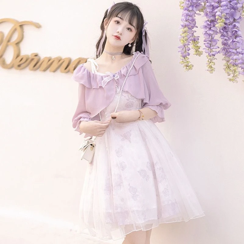 [Sniffing the Rose]Spring/summer New Product Chinese Style Han Element Improved Hanfu Lolita Skirt Fairy Dresses