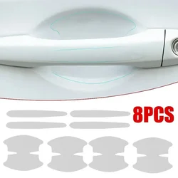 Car Door Handle Protective Sticker Wear Resistant Scratch Resistant Transparent Protective Strip TPU Door Bowl Protective Stick