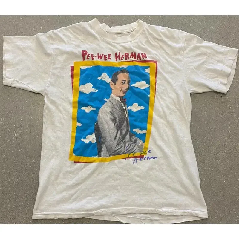 Vtg Paul Pee Wee Herman T shirt size S 5XL