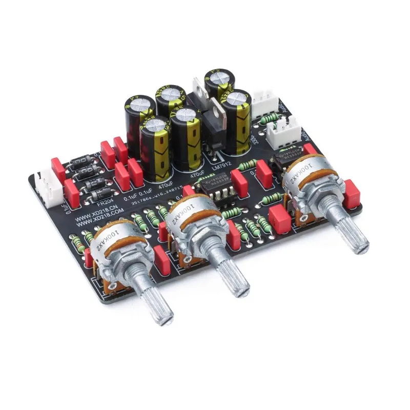 

Предварительный усилитель, предусилитель, регулировка басов и высоких частот, звуковая плата с отрицательной обратной связью