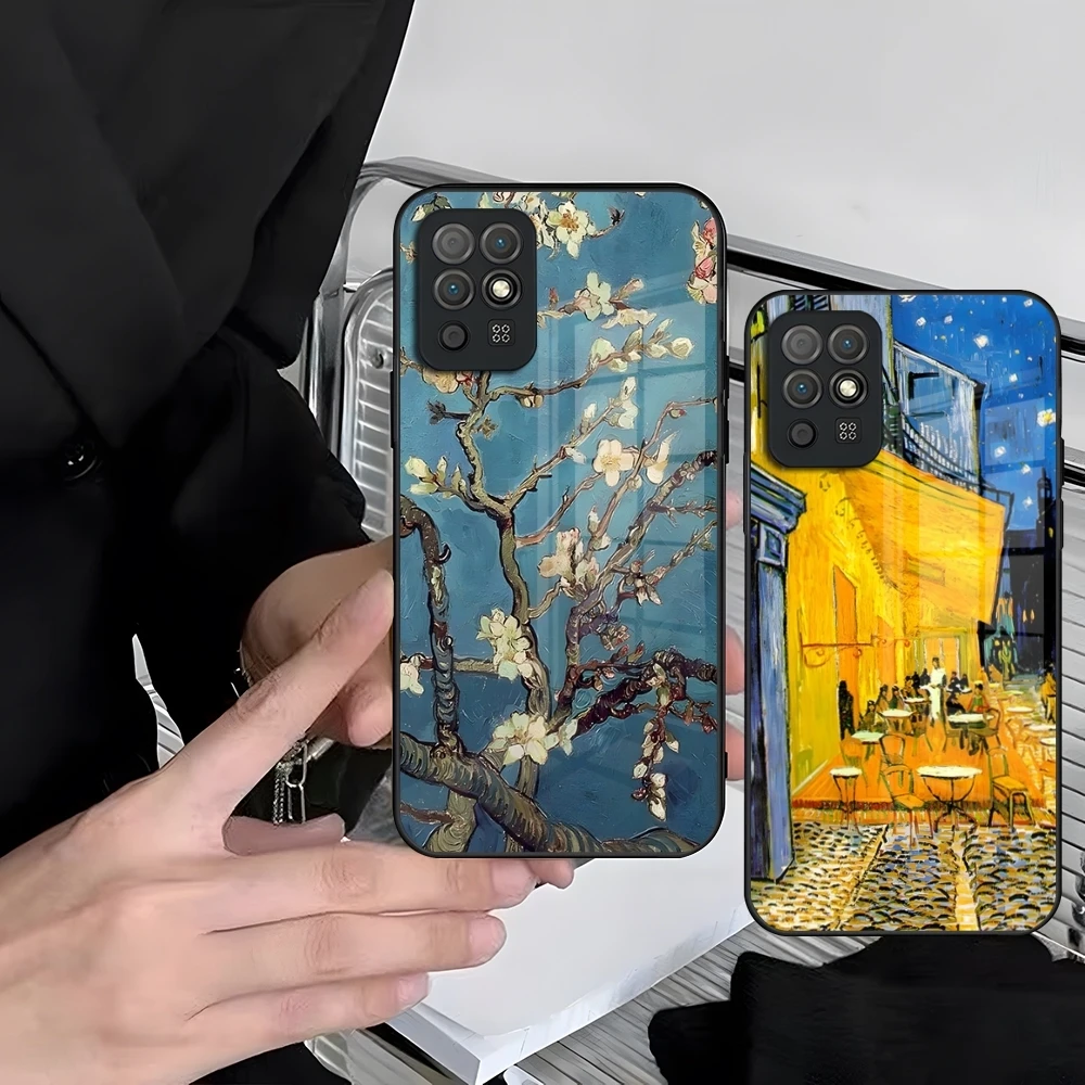 Famous Oil Painting Phone Case For Redmi 8 10 Poco x3Pro 9 x3Nfc 12 9T x3 9A Note10 Pro Note12 11 x5 Pro Note8 Plus 11 s coque