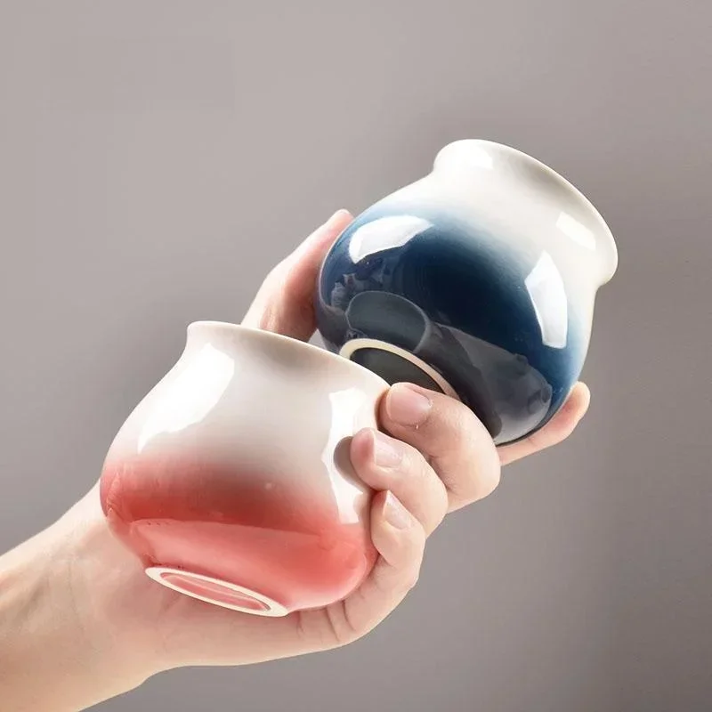 Hand Pour Over Coffee Cup Ceramic Muted Color Sensory Tasting Italian Style Concentrated Aroma Nordic Minimalist Small Cup