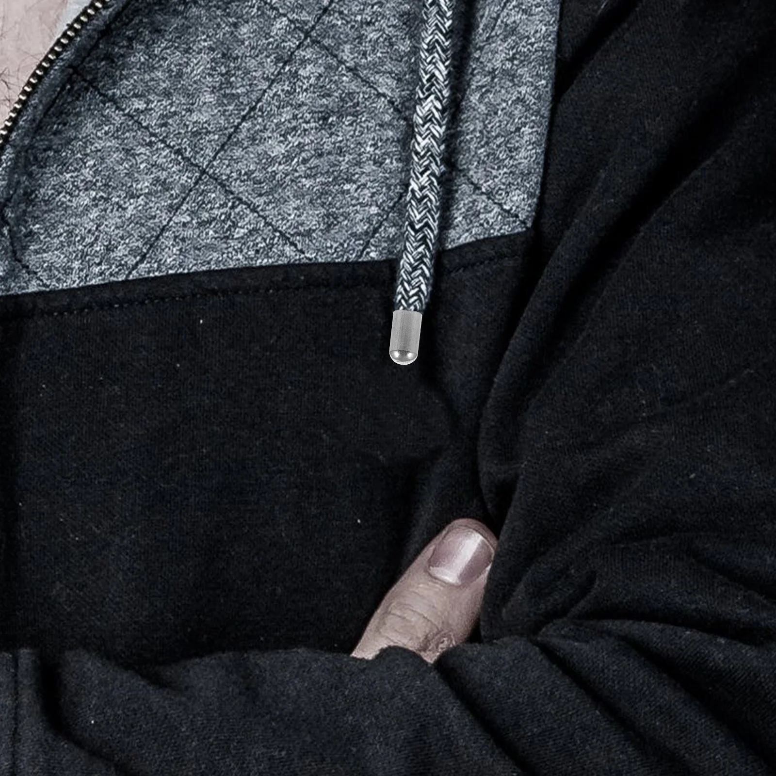 30pcs Stainless Steel Cord End Cap Rope Stopper For Bracelet Necklace Diy Jewelry Making Rope End Fastener Cord Lock