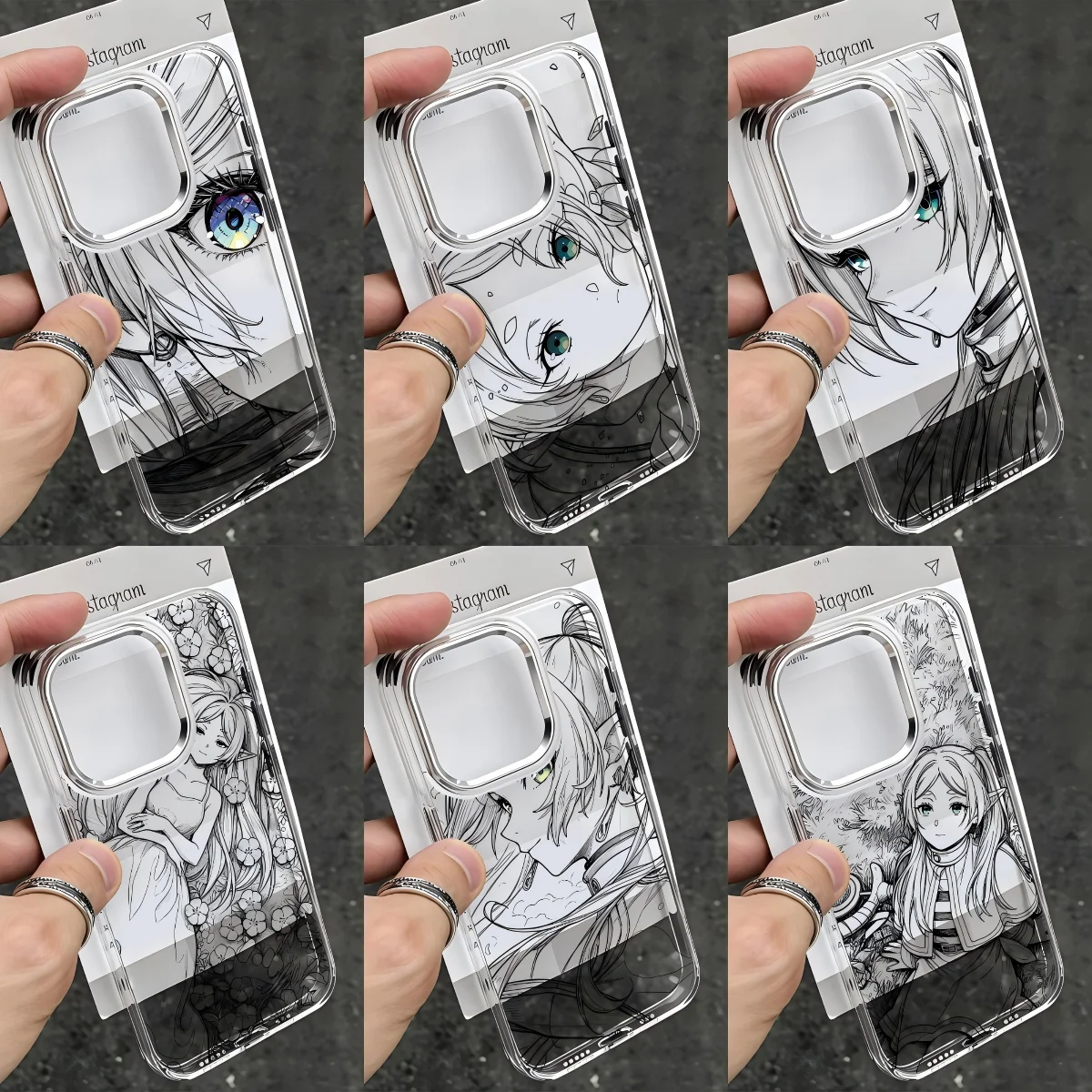 New Anime F-Frierens Phone Case for Samsung Galaxy S26 S25 S24 S23 S22 S21 S20 Note20 FE Ultra Edge Plus 4G 5G Transparent Cover