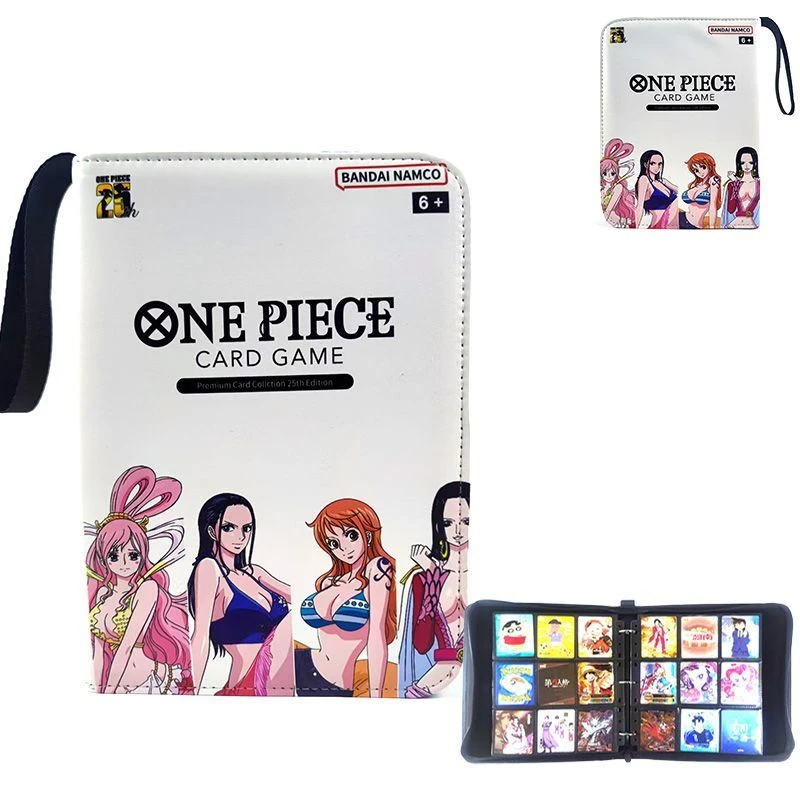 Luffy Card Binder One Piece Roronoa Zoro Fotoalbum Ritsboek 400/900 Pocket Holder TCG Kaarten Opslag, Anime Albums Cadeau