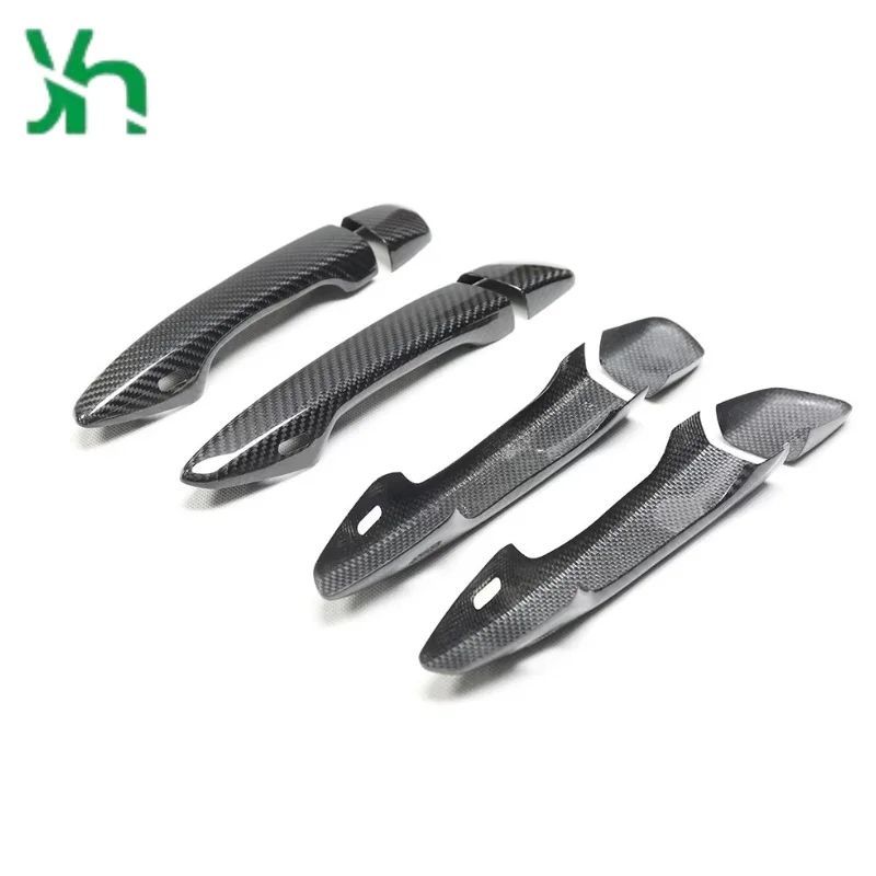 بالنسبة لكزس GT هو غطاء مقبض الباب الجانبي من ألياف الكربون الحقيقية ES GS RX Classic #1