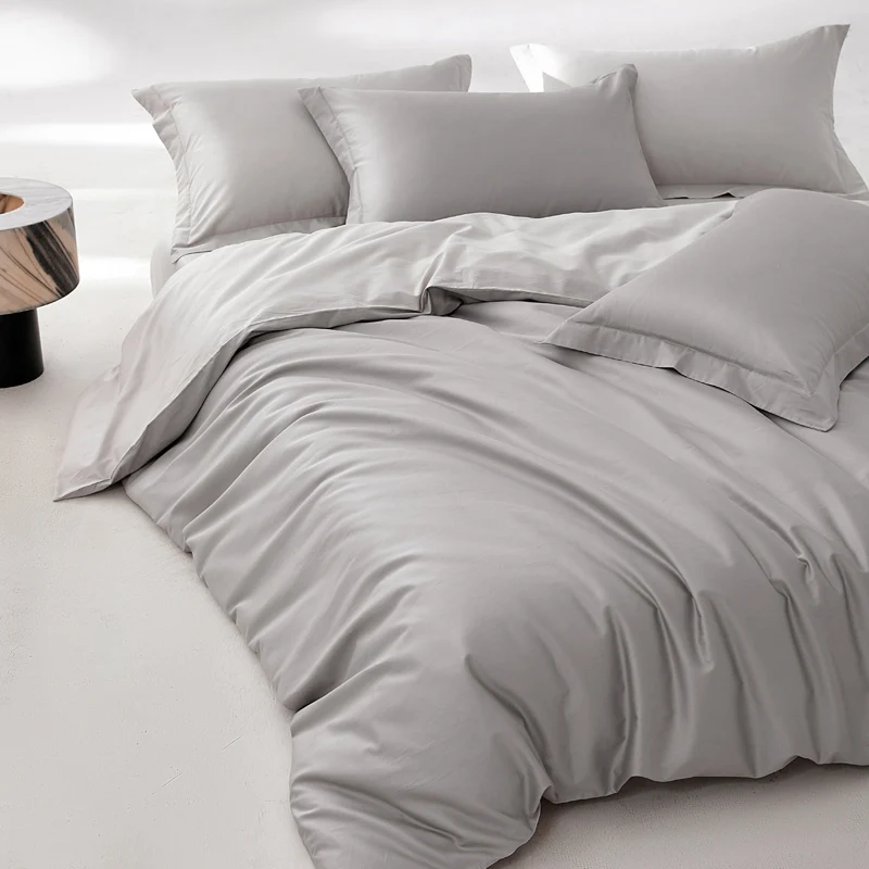 Organic Cotton Bedding Set with Duvet Cover Bed Sheet Pillowcase Luxury 800TC Egyptian Cotton Bedsheet Twin Full Queen King Size