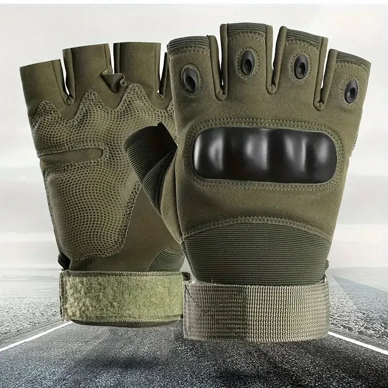 Outdoor Tactical Gloves Half Finger Paintball Airsoft Shot Hunt Combat Anti-Skid Men Bicycle Full Finger Gloves Protective Gear