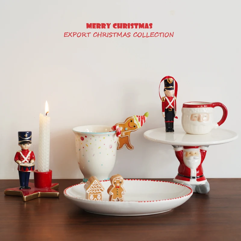 

Рождественское украшение столовых приборов, европейская тарелка со снеговиком