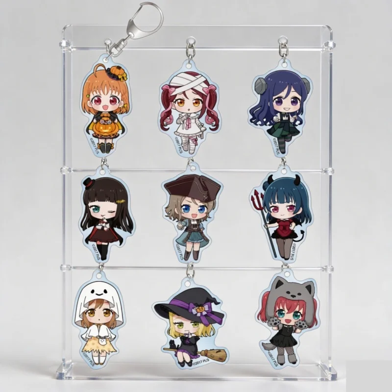 Game Love Live!Sunshine!! Anime Chika Takami Riko Sakurauchi Kanan Matsuura You Watanabe Yoshiko Tsushima Acrylic Keychain