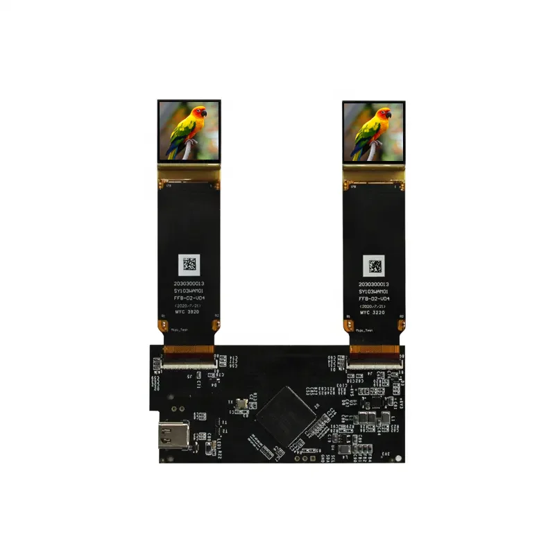 Custom 1.03 inch 2560x2560 Si-OLED Panel Sunlight Readable HDMI Interface Micro Amoled With Drive Board For HMD AR VR