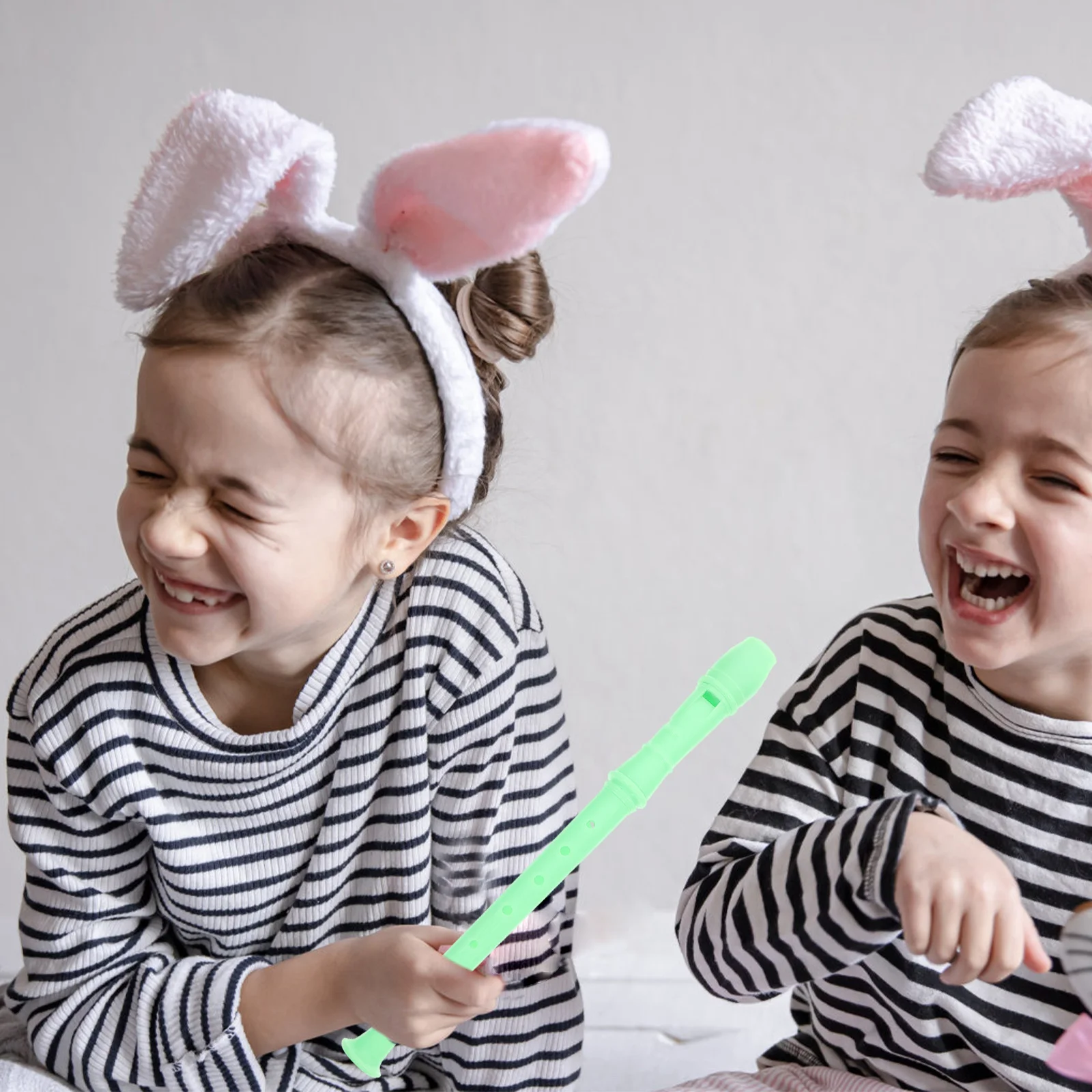 

8 Hole Soprano Recorder Flute Light Green Suitable for Kids Adults School Bands Classical Music Cleaning Rod Included Beginner