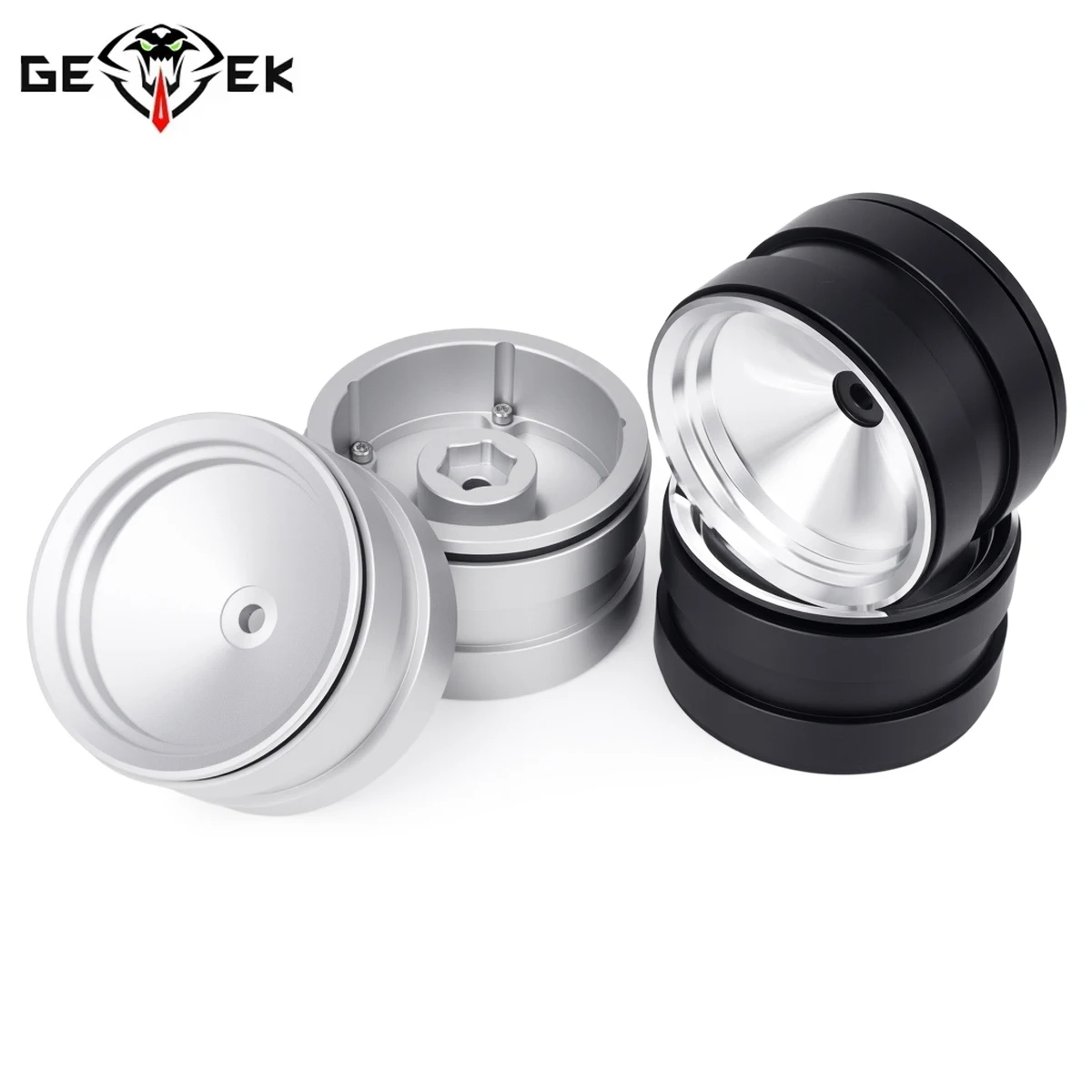 

2.2'' Aluminum Heavy Beadlock Wheel Rims for 1/10 TRX4 SCX10 VS4-10 Gen8 RC Crawler Upgrades