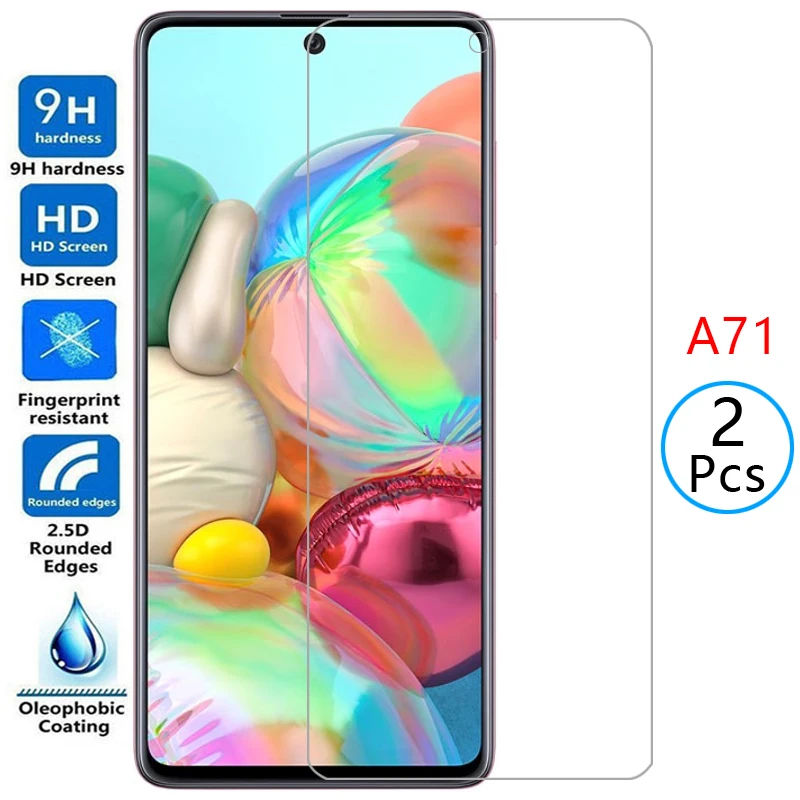 tempered glass for samsung a71 protective glass screen protector on galaxy a 71 71a 4g 5g film samsun samsumg sansung samsunga71