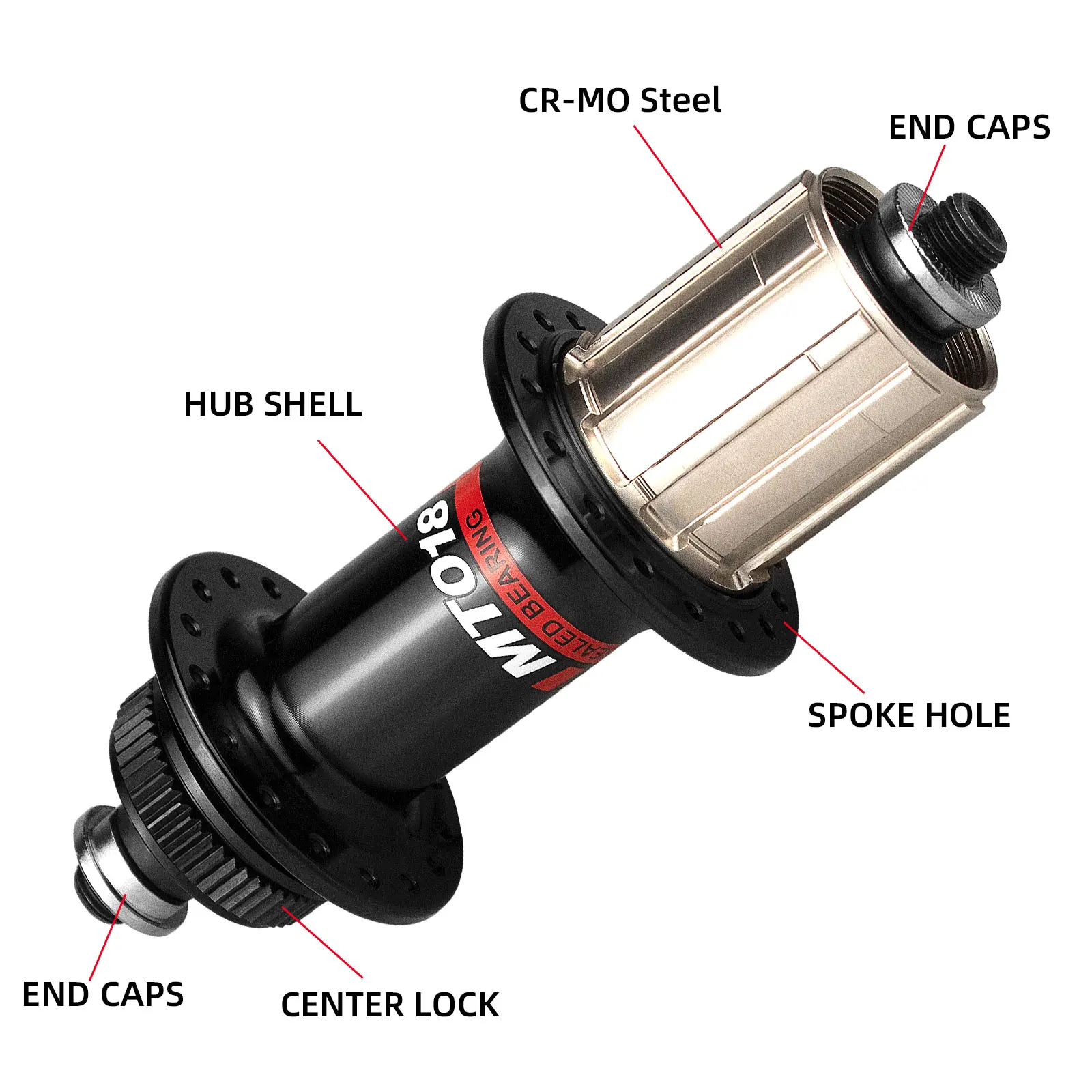 MT018 Велосипедные ступицы MTB с центральным замком, дисковый тормоз, ступица для горных велосипедов, 32 отверстия, быстросъемные HG 8 9 10 11 скоростей, герметичные подшипники MTB
