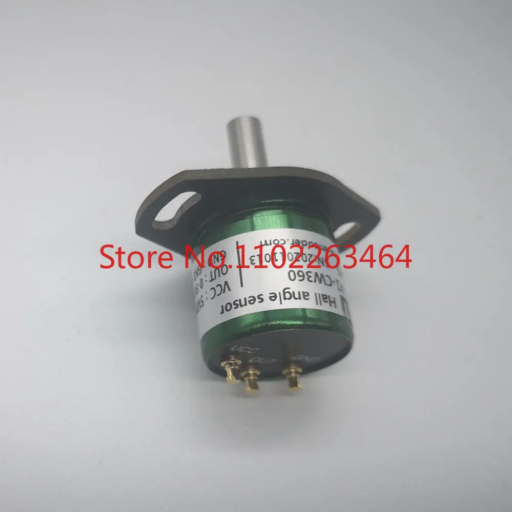 Hall effect non-contact analog angle position sensor potentiometer 5V 0-5V out 360 180 degree