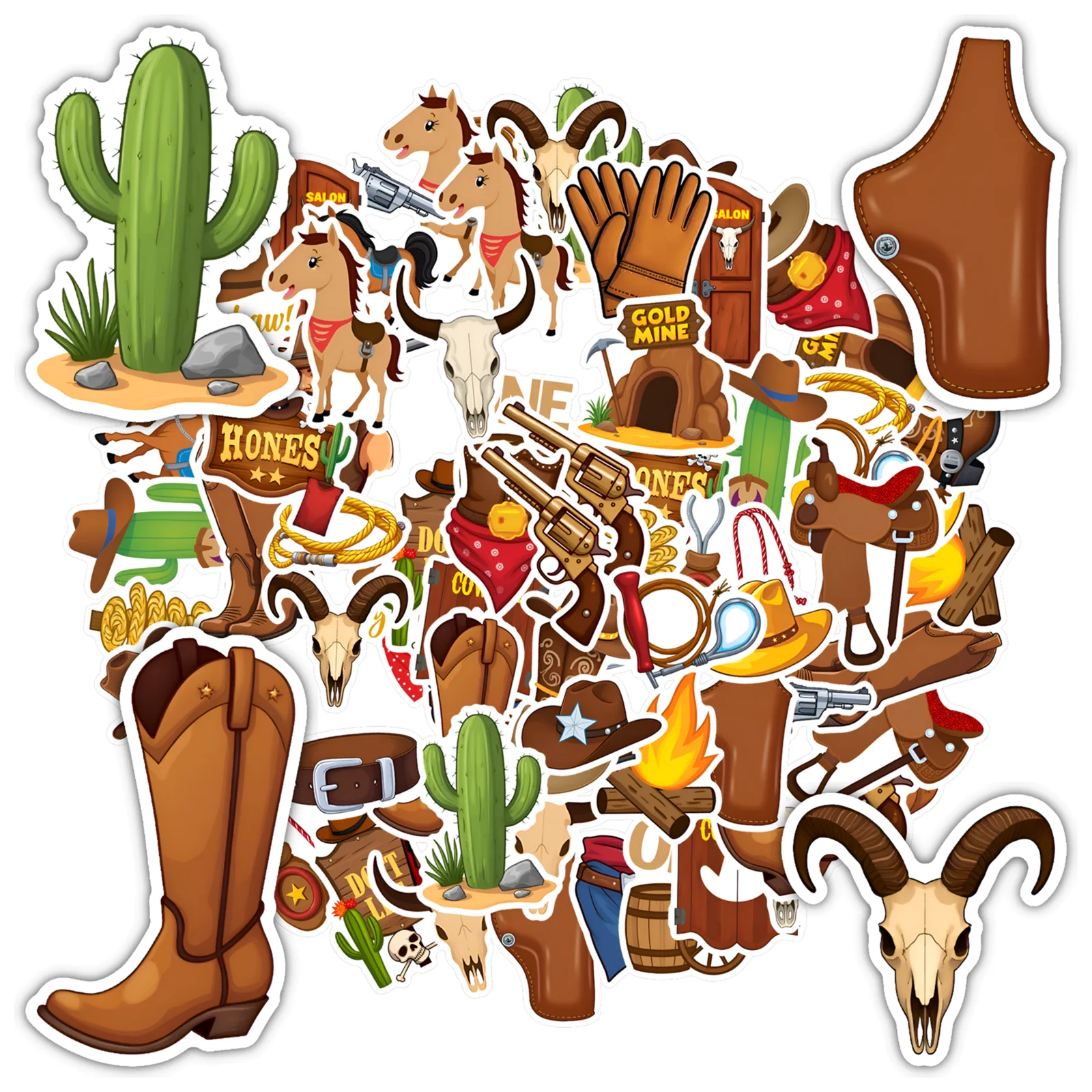 

35 шт.-50 шт., наклейки в деревенском стиле в стиле вестерн, ретро ковбойские наклейки «сделай сам», наклейки для учителя, награды для ноутбука, мотоцикла, багажа, телефона «сделай сам»