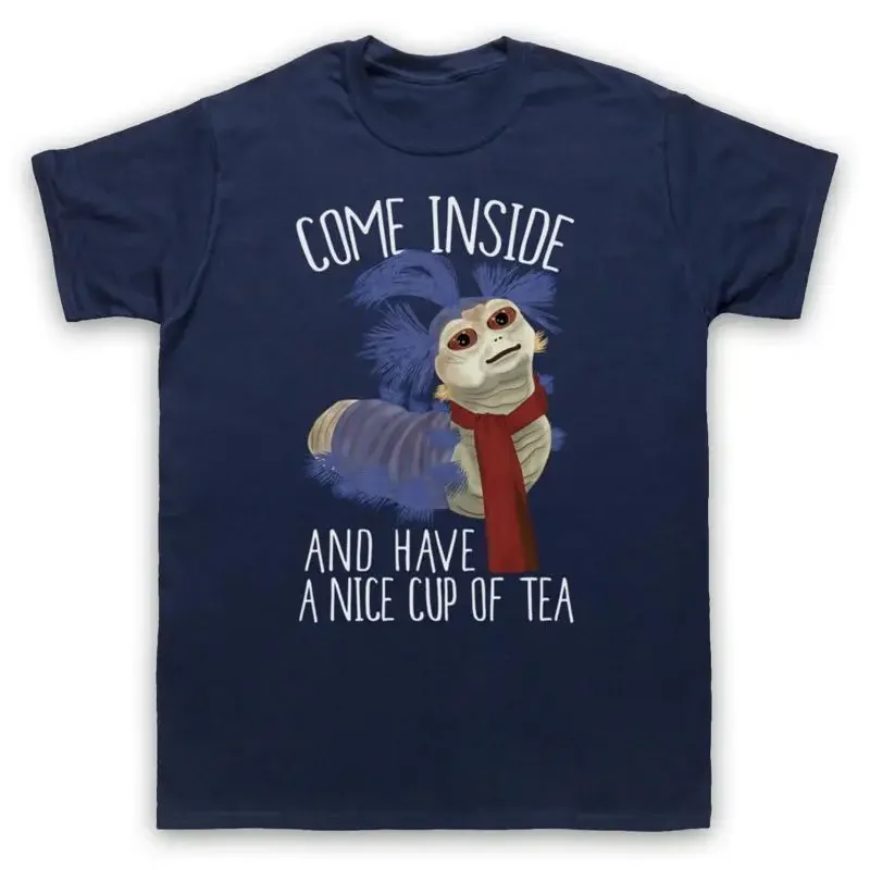 LABYRINTH UNOFFICIAL THE WORM COME INSIDE NICE CUP TEA MENS WOMENS T SHIRT