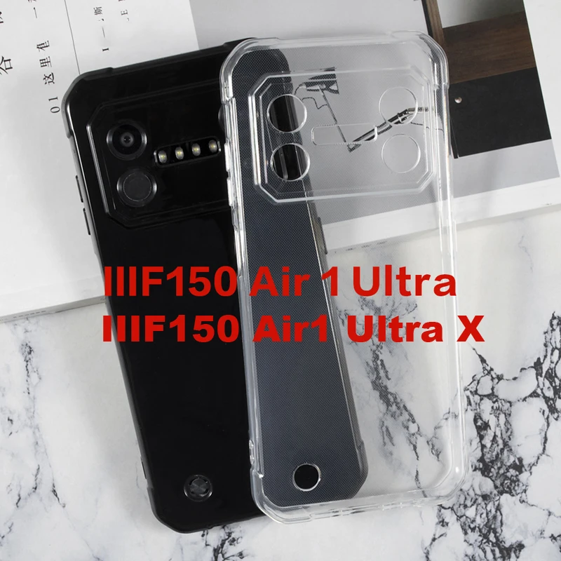 Shockproof Transparent Phone Case For IIIF150 Air 1 Ultra X Case Silicone Soft Back TPU Cover For Funda IIIF150 Air 1 Ultra Etui