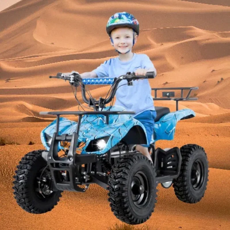 

Электрический детский автомобиль 36В - бесщеточный двигатель 500Вт, 4 надувные шины из EVA, цельностальная рама, 3 амортизатора, регулируемая скорость.