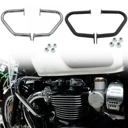 For Triumph Bonneville T100 T120 Thruxton 1200 R/Street Cup/Street Twin Bobber Bumper Engine Guard Crash Bar 2016-2021-2024