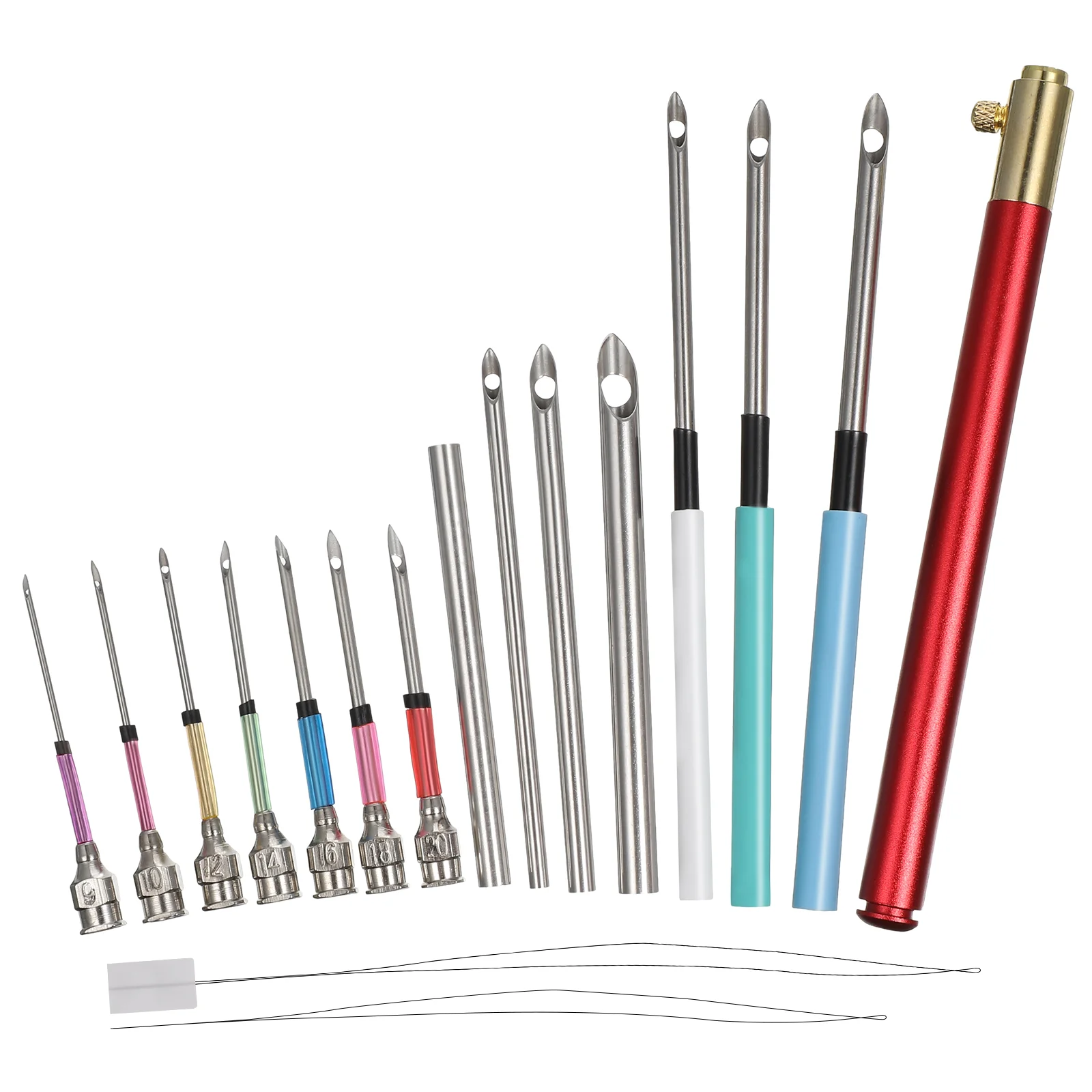 

1 Set of 16PCS Simple Tambour Needle Kit Embroidery Pen Needles Set Portable Weaving Tool Kit Sturdy Embroidery Needle Kit for B