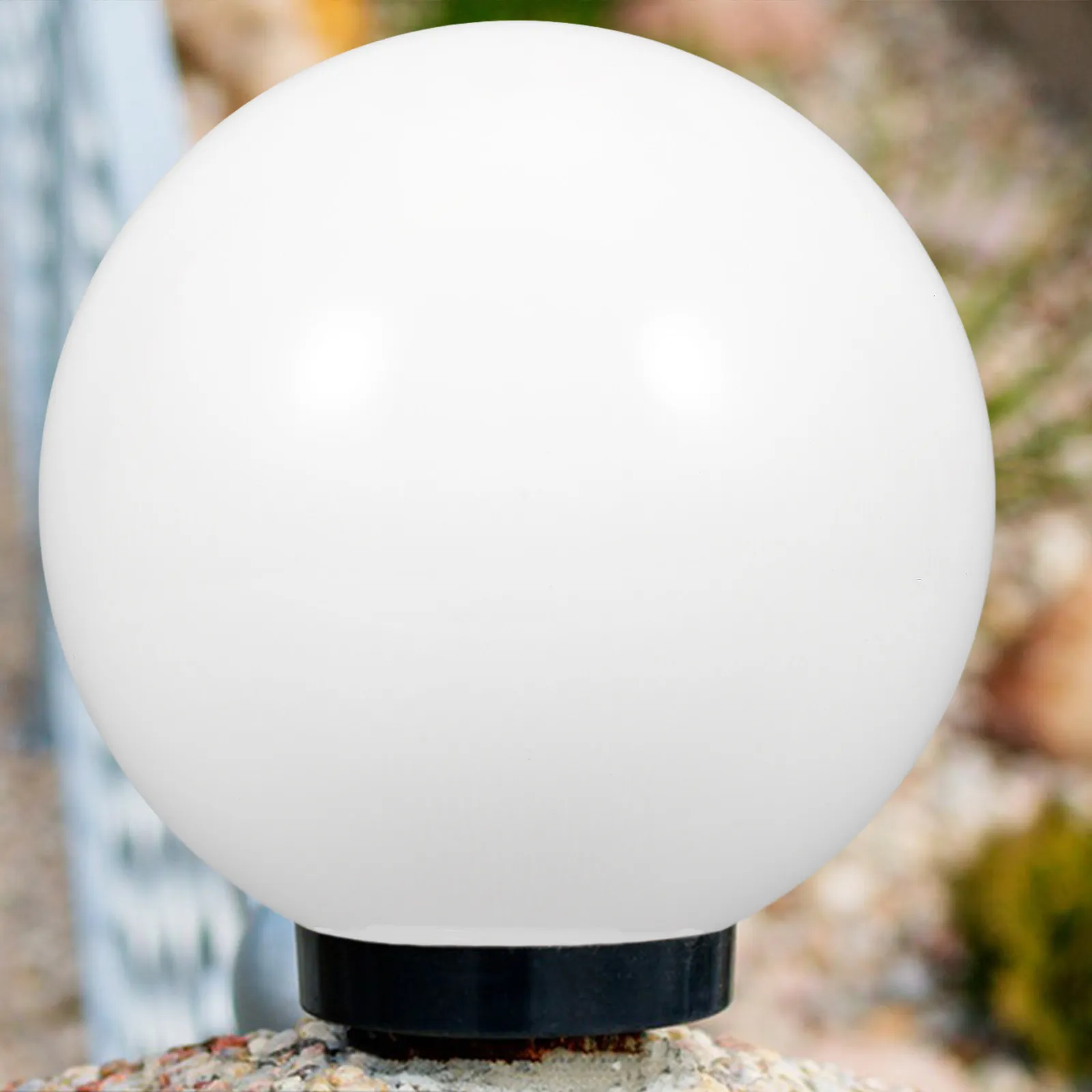 Globe Lamp Shade Premium Acrylic Material Simple Elegant Design Light Diffuser for Ceiling Pendant Outdoor Lamp Post Warm Non