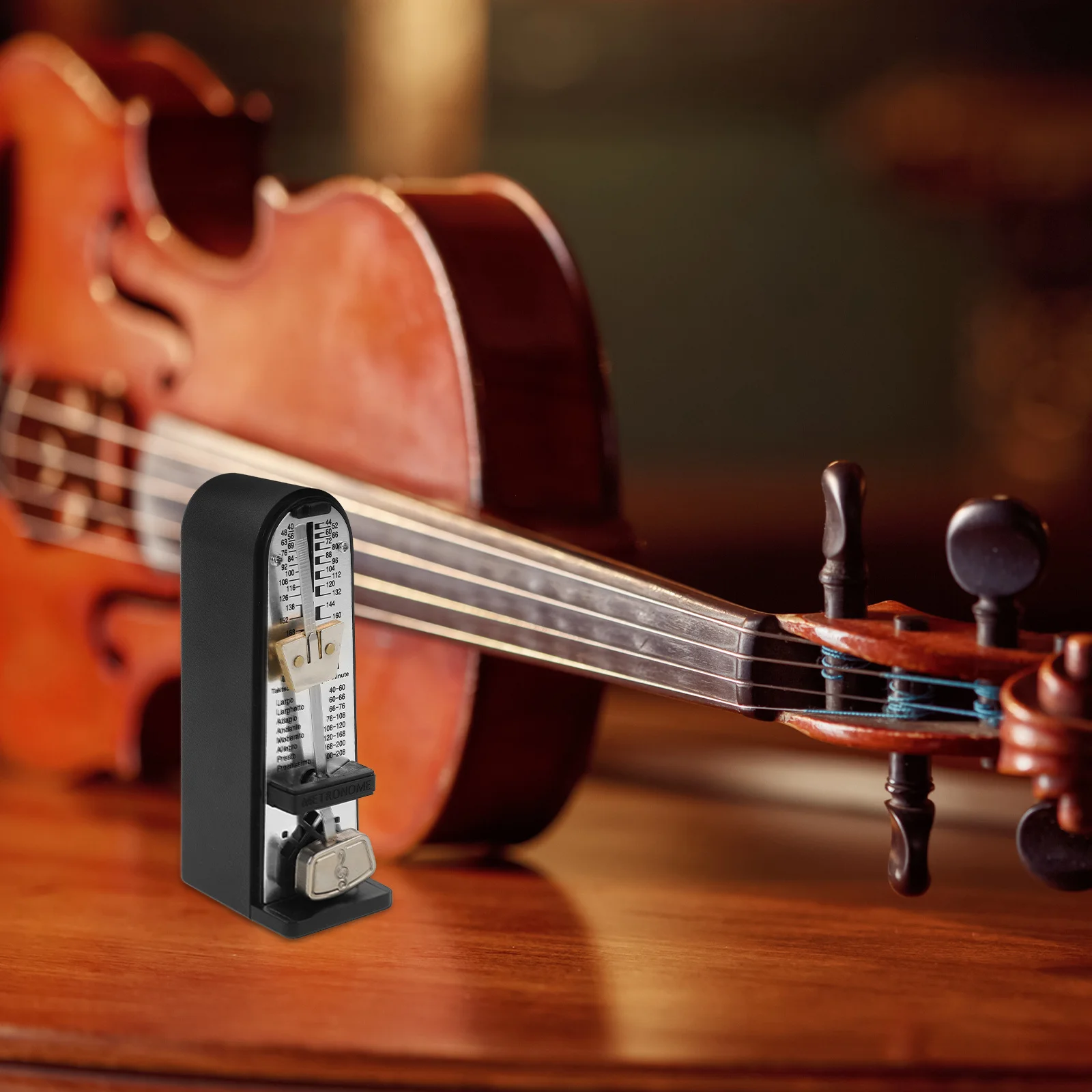 

Universal Mini Metronome Portable Mechanical Tool for Piano Guitar Violin Drum Rhythm Practice Musical Instruments