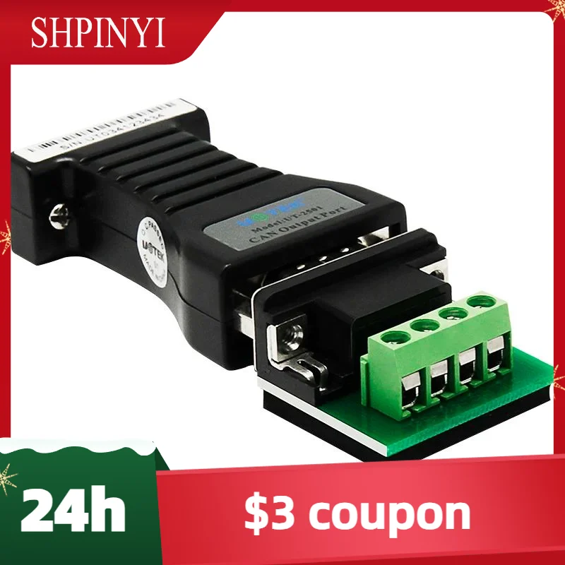 

New Industrial Grade RS-232 to CAN BUS Level Converter Canbus to RS232 Adapter UT-2501 Connector Half Duplex 300BPS-115.2KBP