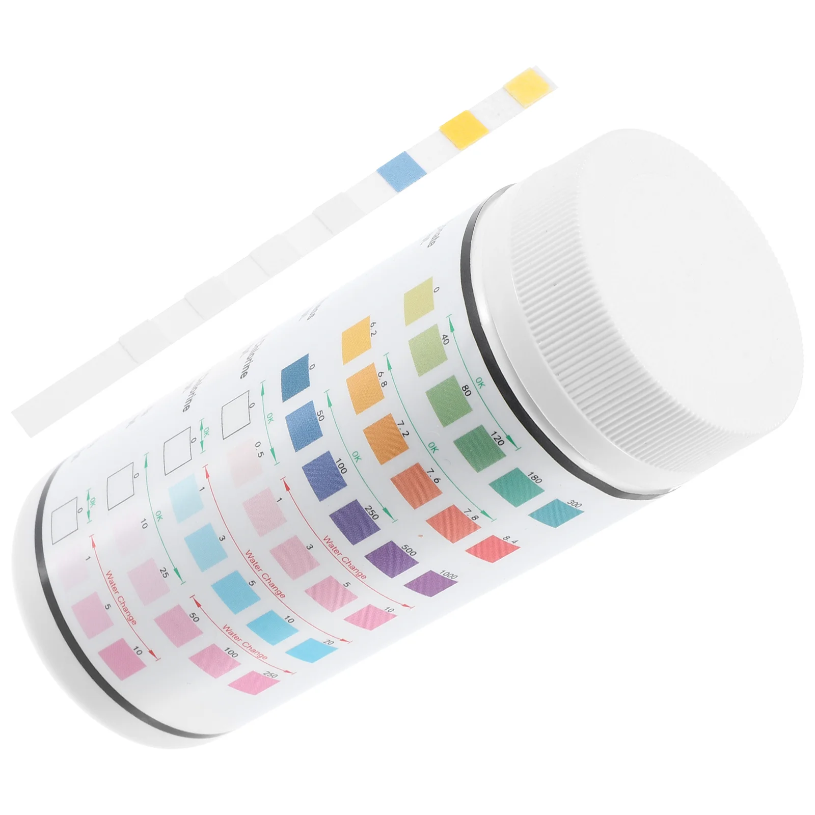 

7-in-1 Fish Tank Water Tester Aquarium Test Kit High Precision Water Quality Testing Strips Aquarium Test Kit Fish Tank Tester,